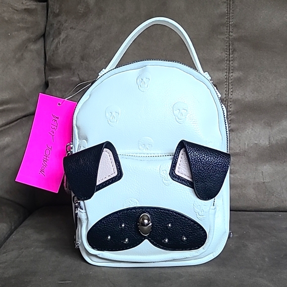 Betsey Johnson Handbags - Betsey Johnson Mini Puppy Backpack Vegan Leather MSRP $68.00